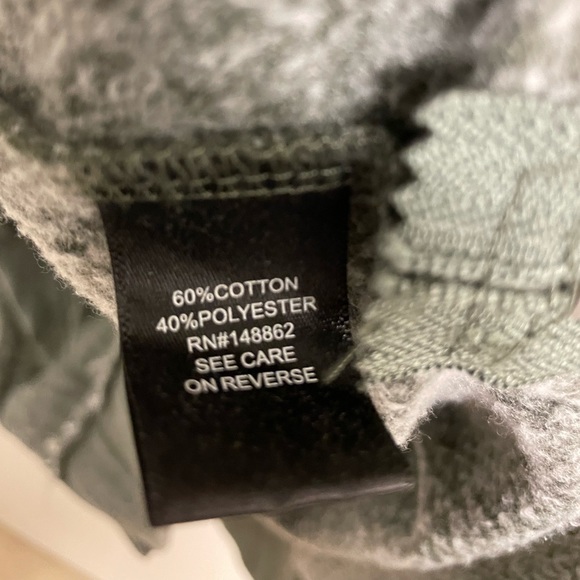 Torrid Fleece Burnout Lace-Up Side Tunic Hoodie size 2 - Picture 5 of 5